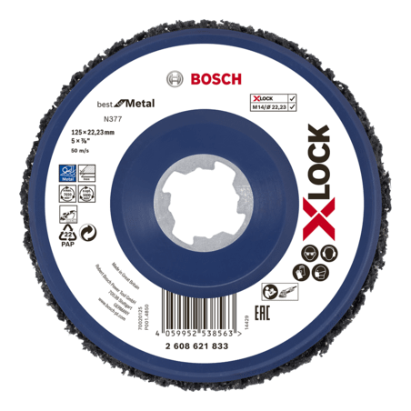 2608621833 DISCO LIMPIEZA | N377 BEST METAL | X-LOCK I 5"