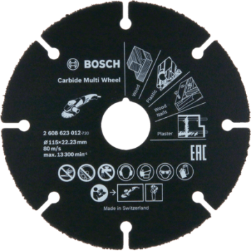 2608623012 DISCO DE AMOLADORA PARA MADERA | MULTIWHEEL