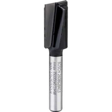 2608628413 FRESA BOSCH 1/4"  |  RECTA 2 FILOS  |  1/2" X 25/32"