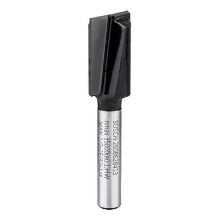 2608628413 FRESA BOSCH 1/4"  |  RECTA 2 FILOS  |  1/2" X 25/32"