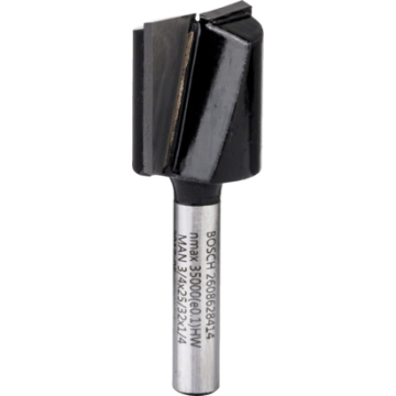 2608628414 FRESA BOSCH 1/4"  |  RECTA 2 FILOS  |  3/4" X 25/32"