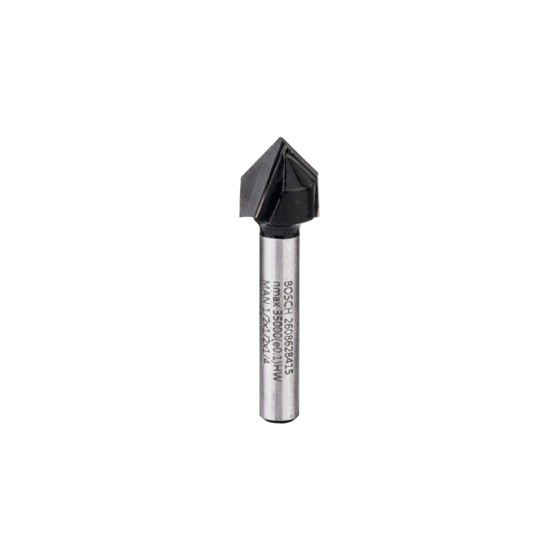2608628415 FRESA BOSCH 1/4" | RANURA V 2 FILOS | 1/2" X 1/2" 2608628415 FRESA BOSCH 1/4" | RANURA V 2 FILOS | 1/2" X 1/2"
