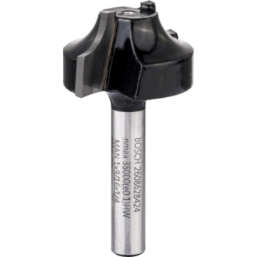2608628424 FRESA BOSCH 1/4"  |  OVOLO 2 FILOS  |  1" X 9/16"