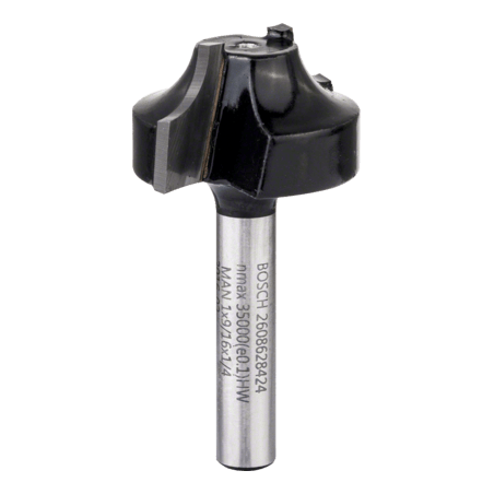 2608628424 FRESA BOSCH 1/4"  |  OVOLO 2 FILOS  |  1" X 9/16"
