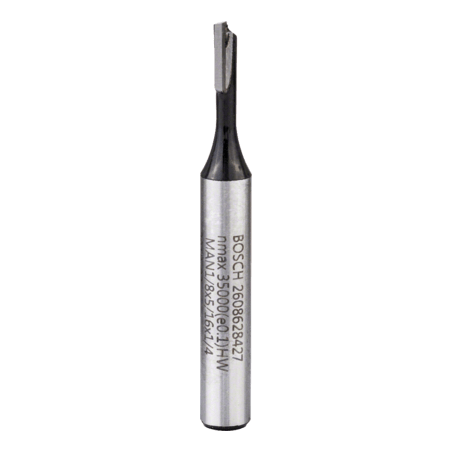 2608628427 FRESA BOSCH 1/4"  |  RECTA 1 FILO  |   1/8" X 5/16"