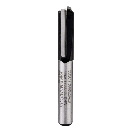 2608628429 FRESA BOSCH 1/4"  |  RECTA 2 FILOS  |  5/16" X 25/32"
