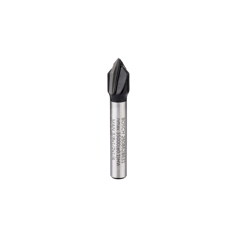 2608628631 FRESA BOSCH 1/4" | RANURA V 2 FILOS | 3/8" X 1/2" 2608628631 FRESA BOSCH 1/4" | RANURA V 2 FILOS | 3/8" X 1/2"