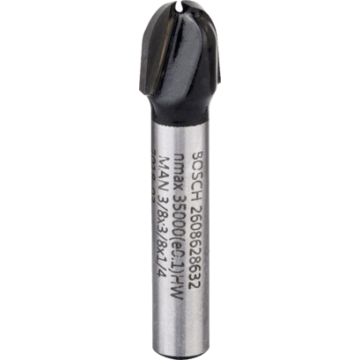 2608628632 FRESA BOSCH 1/4"  |  MEDIA CANA 2 FILOS  |  3/8" X 3/8"