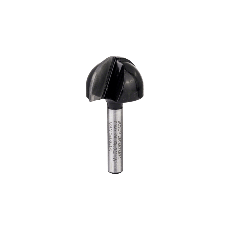 2608628634 FRESA BOSCH 1/4" | MEDIA CANA 2 FILOS | 1" X 5/8" 2608628634 FRESA BOSCH 1/4" | MEDIA CANA 2 FILOS | 1" X 5/8"