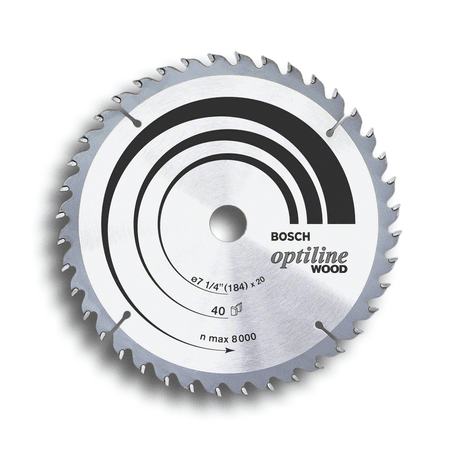 2608640914 SIERRA CIRCULAR DE INGLETE  |  MADERA  |  OPTILINE  |  12"  |  60 DIENTES
