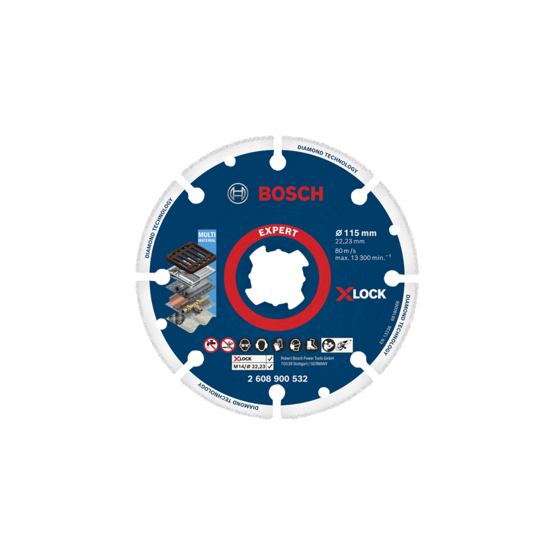 2608900532 DISCO DIAM. | EXPERT | CORTE METAL | 4 1/2" | 115mm | X-LOCK 2608900532 DISCO DIAM. | EXPERT | CORTE METAL | 4 1/2" | 115mm | X-LOCK