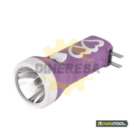 Linterna Con Detector De Billetes Falsos: Led 1w + 1 Led Lateral (700 Mah)
