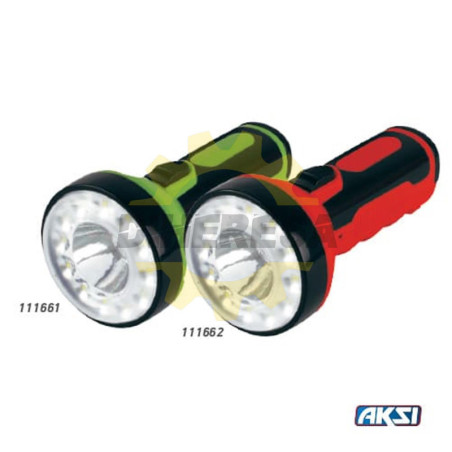 Linterna Jungle Explorer Rojo: Led 2w + 12 Smd (800 Mah)