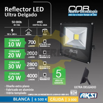 116501 Reflector De Led 10w...