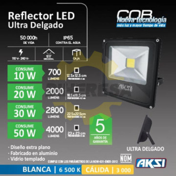 116502 Reflector De Led 10w...