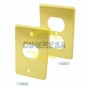 116802 Placa De Aluminio,...