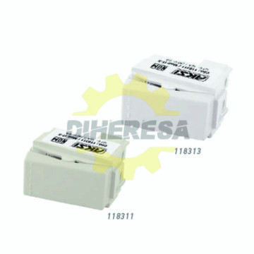 118313 Apagador Sencillo De Tecla 127v/10a - Blanco