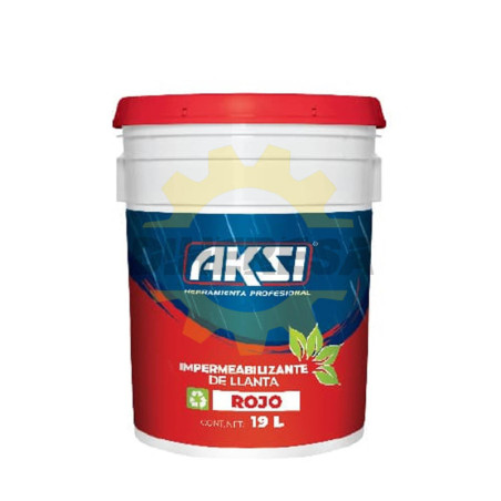 Impermeabilizante De Llanta Rojo 5 Años - Cubeta