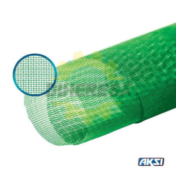 124505 Tela Mosquitera Plastica  Verde 1.2x30m