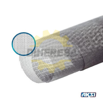 124511 Tela Mosquitera Plastica  Gris 0.6x30m