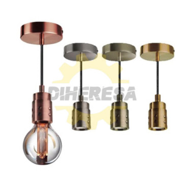 125143 Luminario Colgante Andalucia - Bronce Mate (1 Mt)