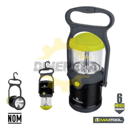 Lampara De Campamento De 24 Leds Con Linterna De 2w (2200 Mah)