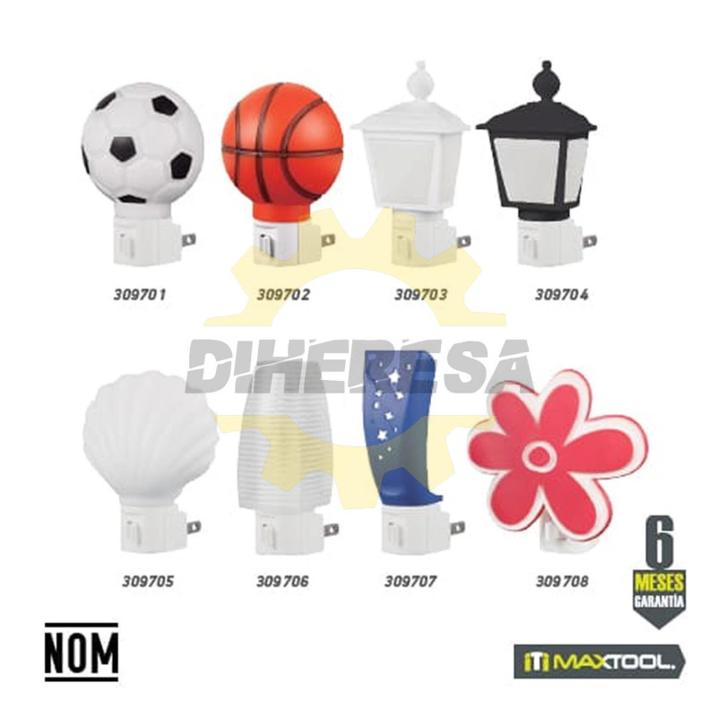Luz De Noche Con Interruptor, Basketball Luz De Noche Con Interruptor, Basketball