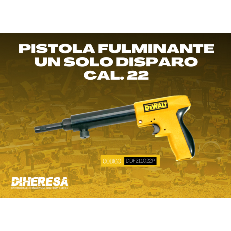 Dewalt Ddf211022p Pistola Fulminante Un Solo Disparo Dewalt Ddf211022p Pistola Fulminante Un Solo Disparo