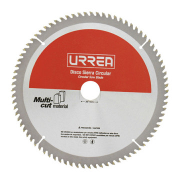 DSA10100 Disco para sierra circular para corte multi-material 100 dientes, 10"