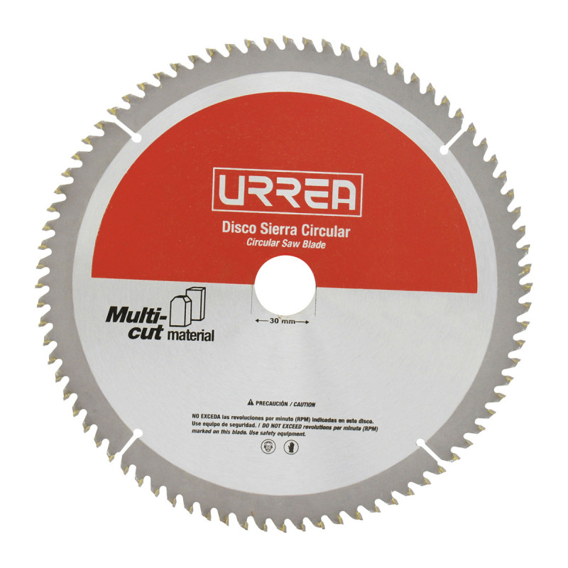 DSA12100 Disco para sierra circular para corte multi-material 100 dientes, 12" Urrea DSA12100 Disco para sierra circular para corte multi-material 100 dientes, 12" Urrea
