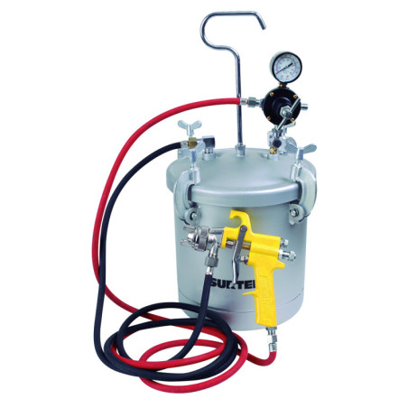 EPP10 Equipo industrial para pintar cpacidad de 10 litros 72 psi Surtek