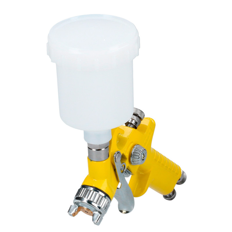 PPG2 Pistola para pintar con vaso plástico y alimentación por gravedad capacidad 125 ml 50 psi Surtek PPG2 Pistola para pintar con vaso plástico y alimentación por gravedad capacidad 125 ml 50 psi Surtek