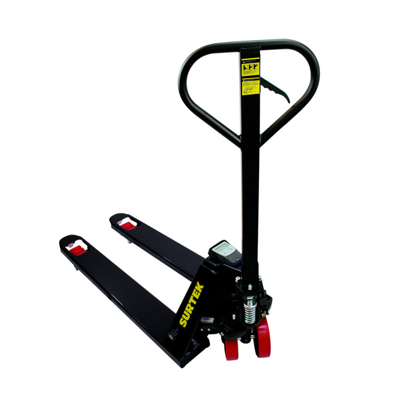 TRHB2 Transpaleta hidráulica 2,000 kg con báscula Surtek TRHB2 Transpaleta hidráulica 2,000 kg con báscula Surtek