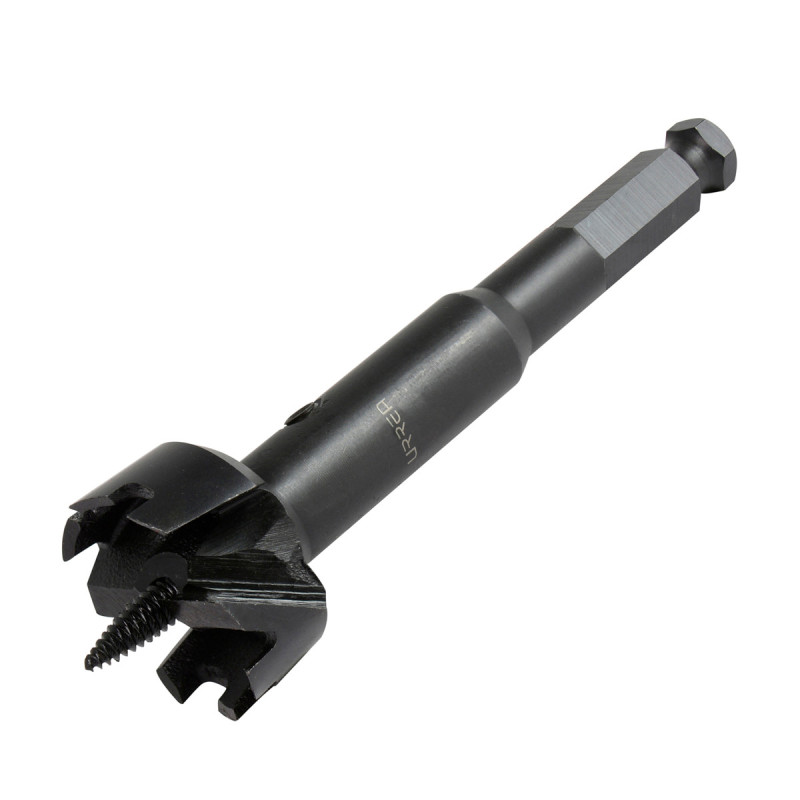 BF1-1/2 Broca para madera de acero forstner 1-1/2" zanco hexagonal de 7/16" Urrea