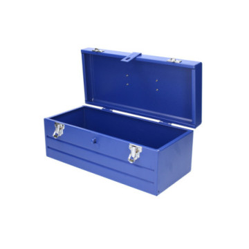 CMF16 Caja portaherramientas metálica azul con charola 16" x 7" x 6"