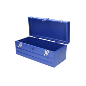 CMF16 Caja portaherramientas metálica azul con charola 16" x 7" x 6" Foy