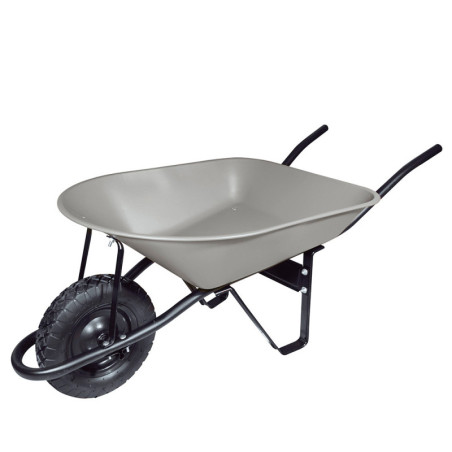 CAF452 Carretilla con bastidor metálico 4.5 Ft3 llanta neumática de 2 capas Foy
