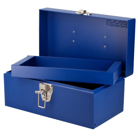 D1A Caja portaherramientas metálica azul 11" x 6" x 5" Urrea