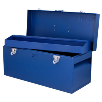 D6A Caja portaherramientas metálica azul 20" x 8" x 9" Urrea