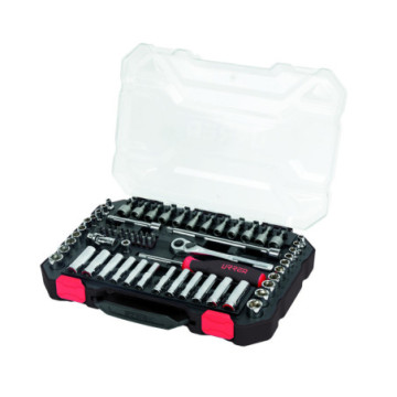 4701CD Juego de dados y accesorios cuadro de 1/4" combinado, 70 piezas Urrea