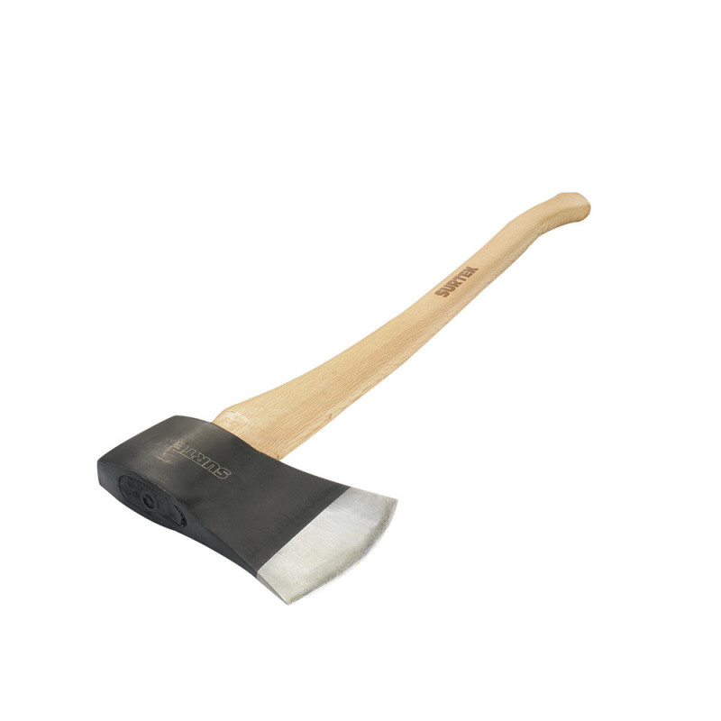 HM3 1/2 Hacha tipo Michigan de cabeza forjada en acero con mango de madera 36" Surtek