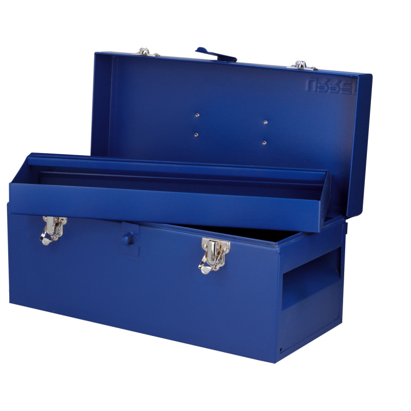 D3A Caja portaherramientas metálica azul 16" x 7" x 7" Urrea D3A Caja portaherramientas metálica azul 16" x 7" x 7" Urrea