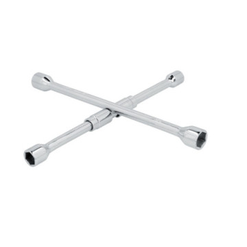 LLC14P Llave de cruz cromada plegable 14" Surtek
