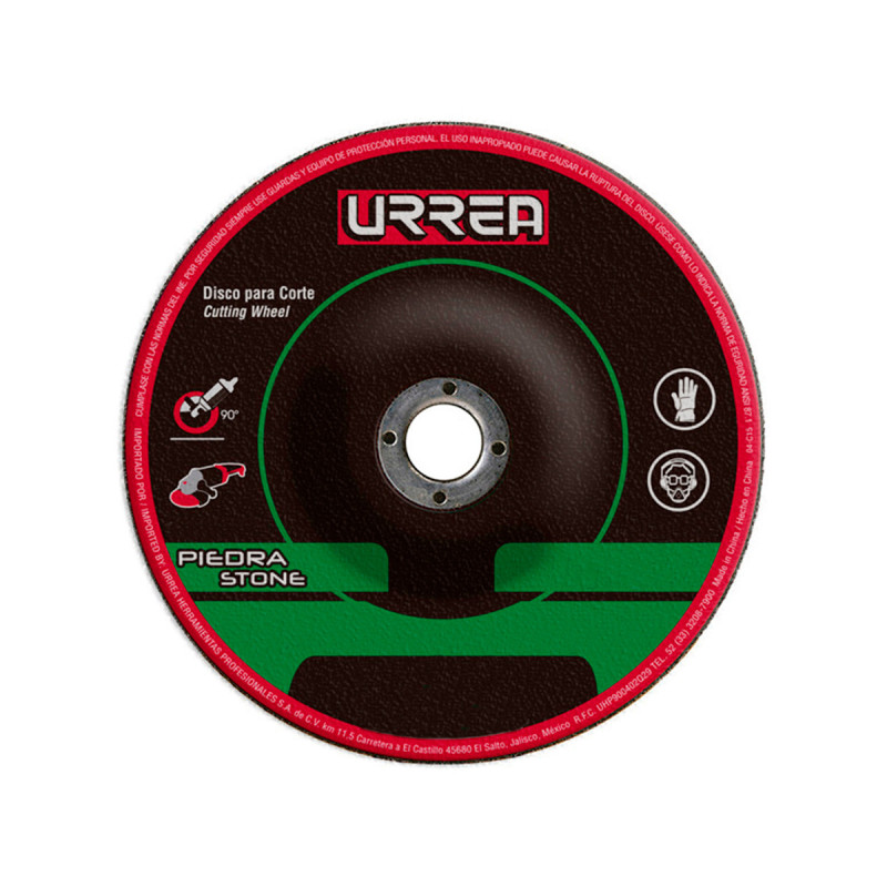 ASCD07 Disco abrasivo tipo 1 para piedra 7" x 5/64" Urrea ASCD07 Disco abrasivo tipo 1 para piedra 7" x 5/64" Urrea