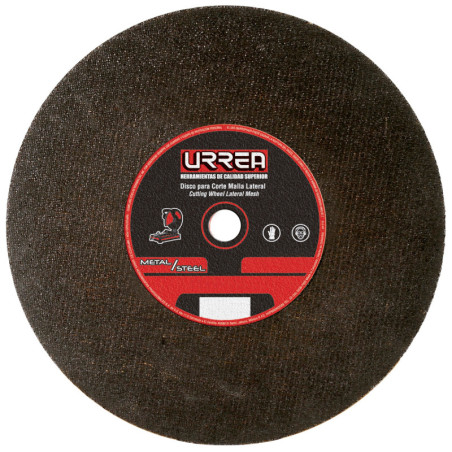 U758 Disco abrasivo tipo 1 para metal 14" x 7/64" Urrea