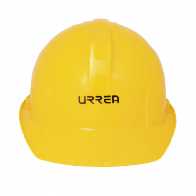 USH01Y URREA Casco de seguridad con ajuste de matraca amarillo