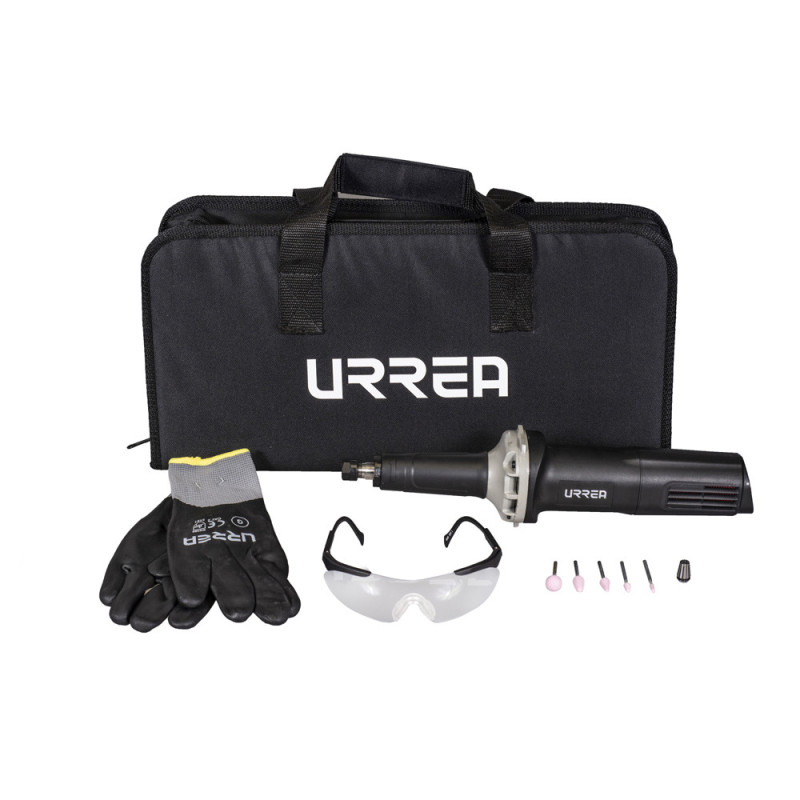 JH9 Juego de rectificador con accesorios, 9 piezas Urrea JH9 Juego de rectificador con accesorios, 9 piezas Urrea