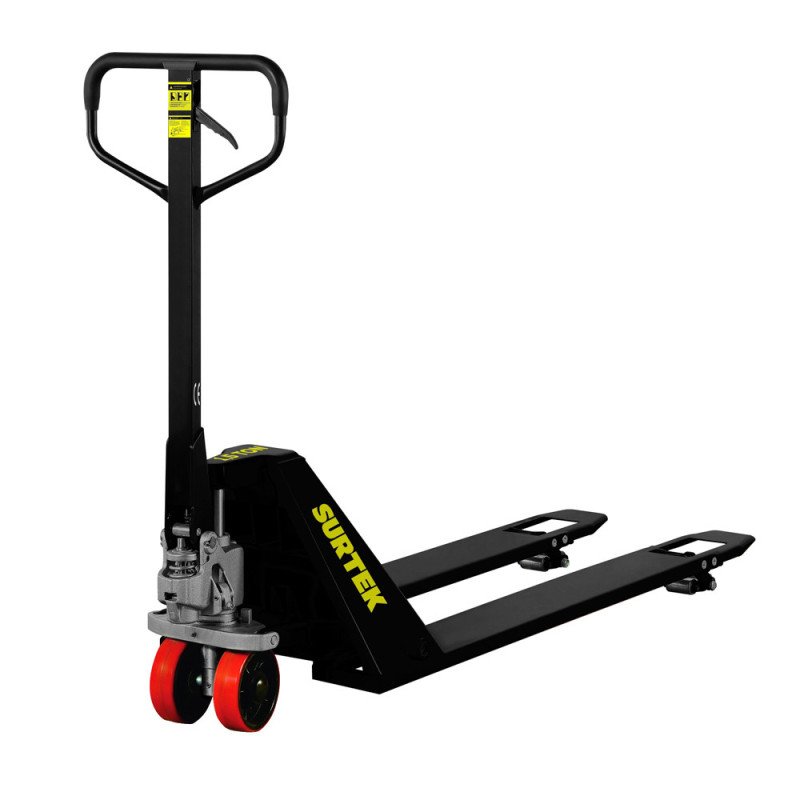 TRHB15 Transpaleta hidráulica 1,500 kg extra baja Surtek TRHB15 Transpaleta hidráulica 1,500 kg extra baja Surtek