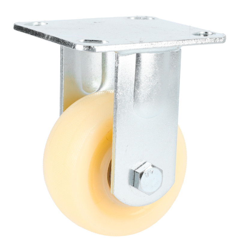 RN10F Rodaja de polipropileno blanca fija 4" Surtek RN10F Rodaja de polipropileno blanca fija 4" Surtek