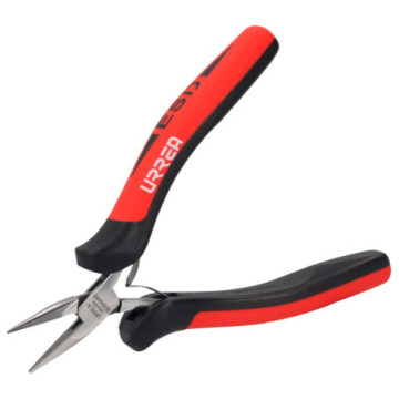 28660X Pinza ESD para electrónica de 4-3/4" punta larga Urrea